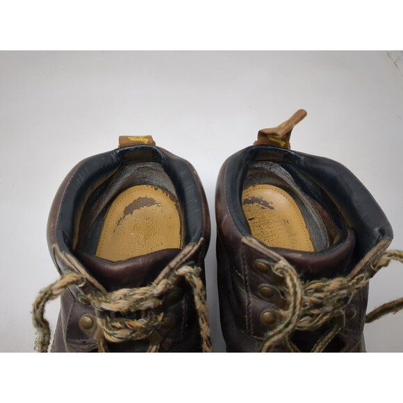 Vintage Dr Martens Ankle Boots UK 9 US Women 11 Men 10 Brown Chunky ENGLAND 8287 - Picture 9 of 10
